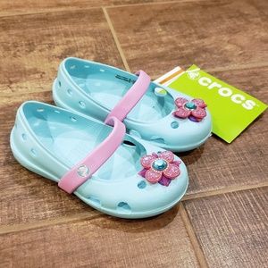 Crocs Keeley Springtime Flat, Size 6, NWT